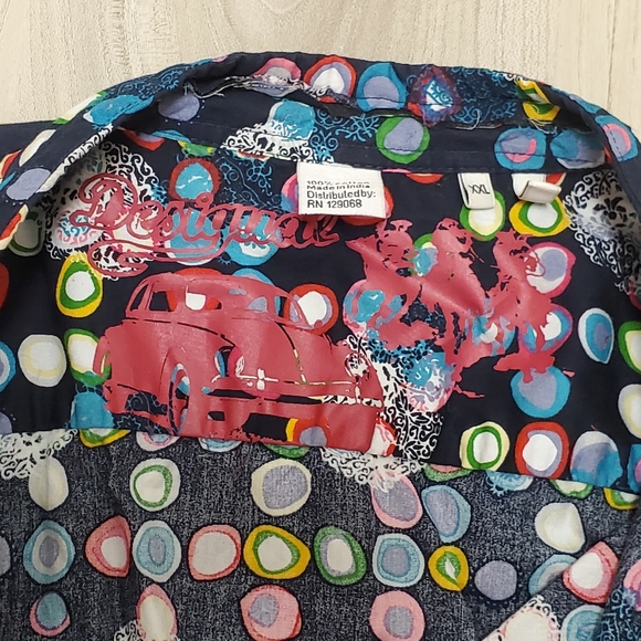 Desigual Sleeveless Button Down Shirt - Picture 5 of 9